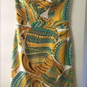 Trina Turk by Banana Republic Strapless Dress